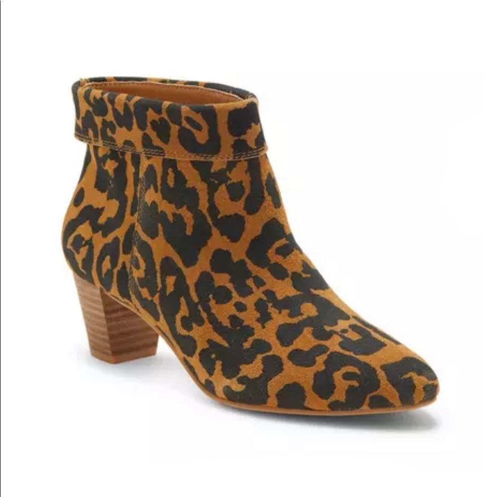 LUCKY BRAND Leopard Zaprika Bootie